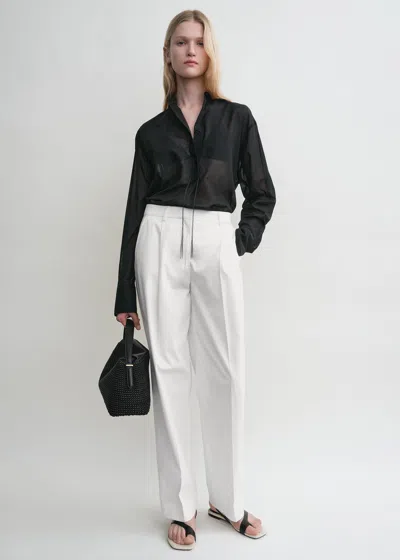 Totême Stand-collar Shirt Black