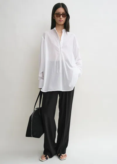 Totême Stand-collar Shirt White