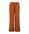 Totême Toteme Women Monogram Silk Pajama Pants