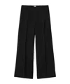 Totême Straight-leg Cropped Trousers In Black