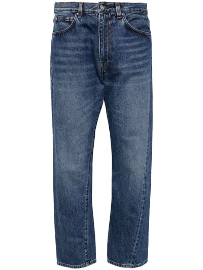 TOTÊME TWISTED-SEAM STRAIGHT-LEG JEANS