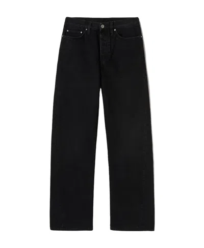 Totême Straight-leg Jeans In Black