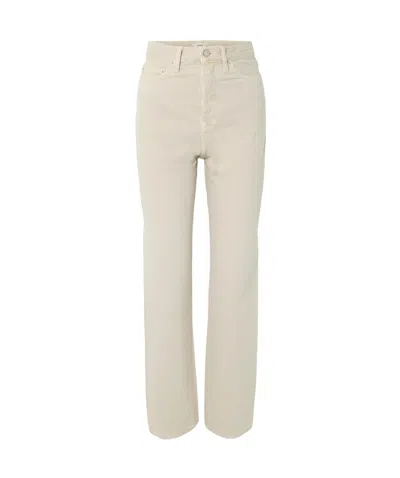Totême Mid-rise Straight-leg Organic Jeans In Nude