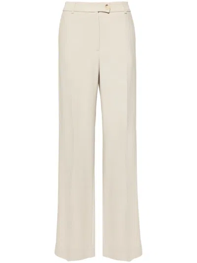 Totême Tailored Viscose Blend Pants In Beige