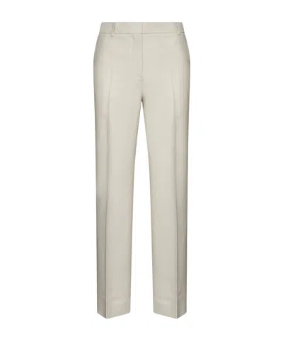 Totême Straight-leg Tailored Trousers In White