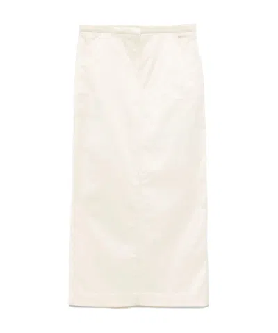 Totême Women's Toteme Tie-waist Wrap Skirt In Beige