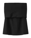 Totême Strapless Flared Top In Black