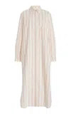 Totême Striped Tunic Dress In Stripe
