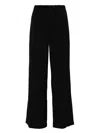 Totême Toteme Wide-leg Trousers In Schwarz