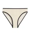 Totême Stripe Edge Bikini Bottoms In Nude