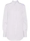 Totême Striped Shirt In White