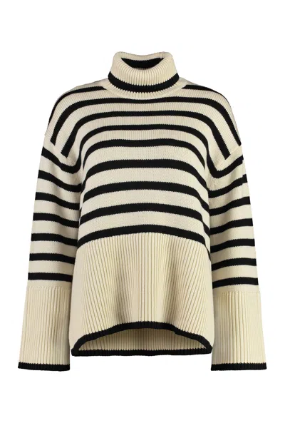 Totême Signature Stripe Knitwear In White