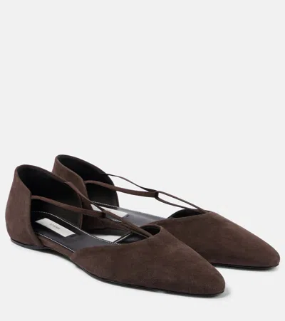 TOTÊME SUEDE BALLET FLATS