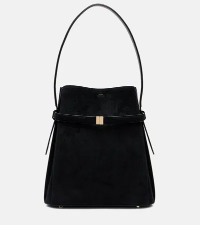 Totême Bucket-bag Aus Veloursleder