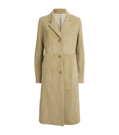 TOTÊME SUEDE CINCHED COAT