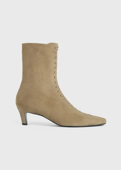 TOTÊME SUEDE LACE-UP BOOTS DESERT