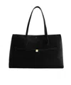 Totême Suede Lounge Tote Black