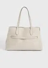 Totême Suede Lounge Tote Pearl
