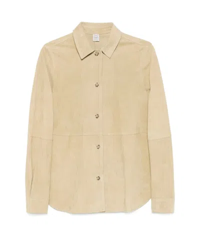 TOTÊME TOTÊME BUTTONED SLEEVED SHIRT