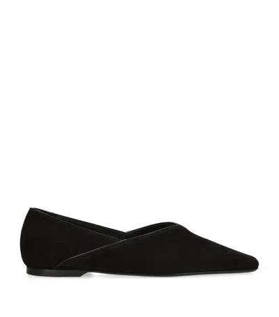 Totême Toteme The Everyday Flat Ballerinas In Black