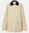 Totême Summer Country Organic Cotton Jacket In Beige