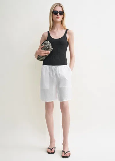 Totême Summer Shorts White