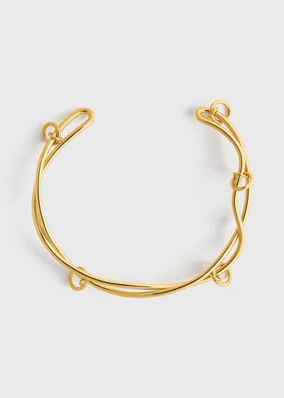 Totême Swirl Collar Gold