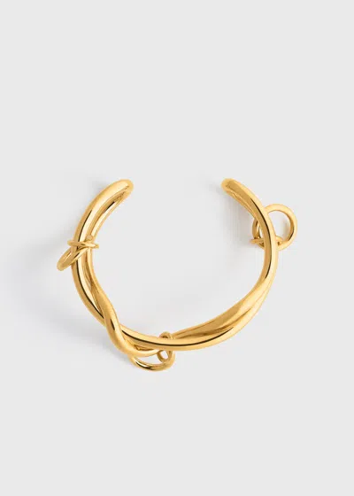 Totême Swirl Cuff Gold