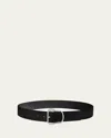 Totême Toteme Women Swirl Suede Belt In Black
