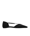 Totême Toteme Woman Ballet Flats Black Size 5 Textile Fibers In Black
