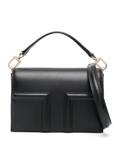Totême T-flap Mini Bag In Black 001