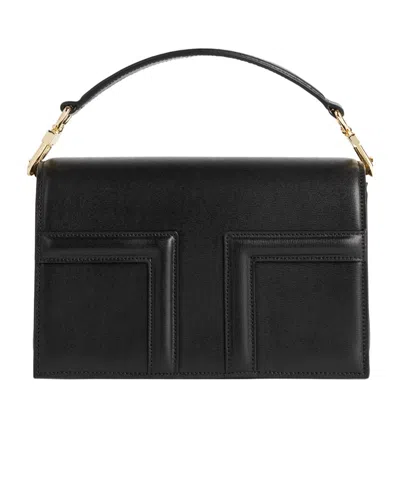 Totême T-flap Mini Bag In Black