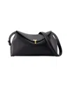 Totême T Lock Clutch - Toteme - Leather - Black In Black