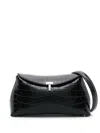 Totême Black T-lock Clutch In Black