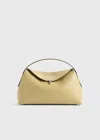 Totême T-lock Grained-leather Top Handle Desert
