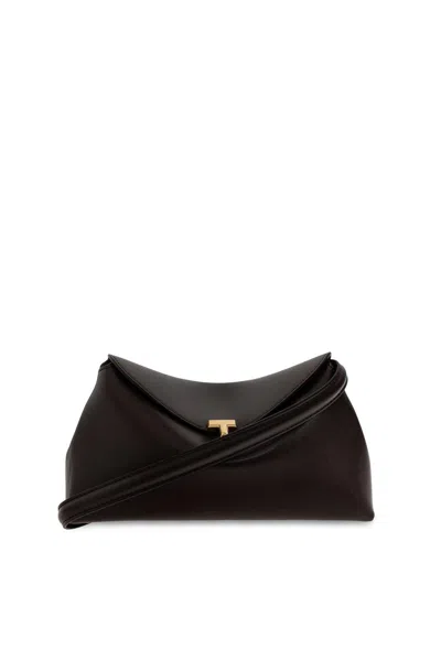 Totême T-lock Shoulder Bag In Bark