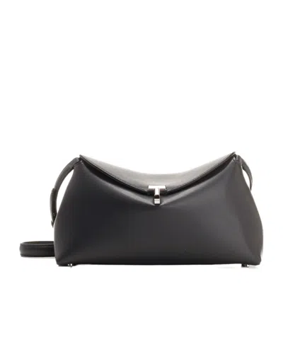 Totême T-lock Shoulder Bag In Black