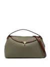 Totême T-lock Shoulder Bag In Green
