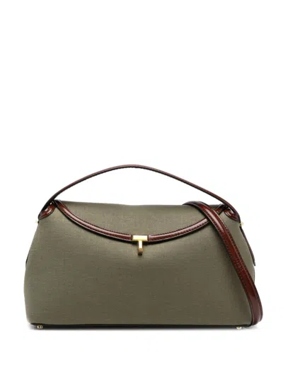 Totême T-lock Shoulder Bag In Green
