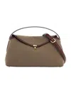 Totême T-lock Single Bag In Brown