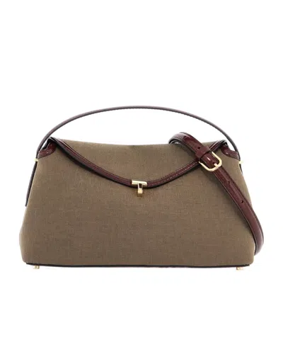Totême T-lock Single Bag In Brown
