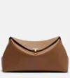 Totême T-lock Small Leather Clutch
