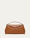 Totême T-lock Top Handle Tan Grain In Tan