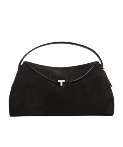Totême T-lock Tote Bag In Black