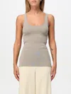 Totême T-shirt Toteme Woman Color Grey In Grau