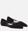 TOTÊME T-STRAP LEATHER FLATS