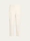 TOTÊME TAILORED STRAIGHT CROPPED TROUSERS