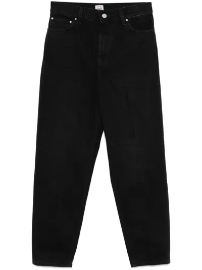 Totême Denim Trousers Featuring Five Pocket Design In Black