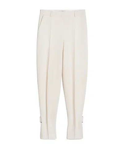 Totême Tapered Trousers In White