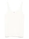 Totême Textured Top In White